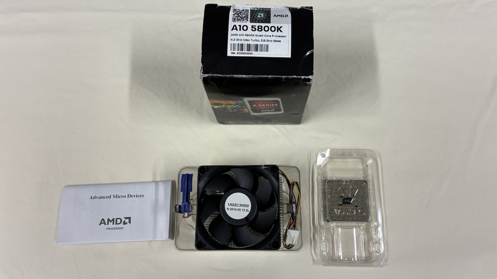 AMD A10-5800K Socket FM2 A10-Series Quad-Core 3.8GHz 4M 100W CPU Processor