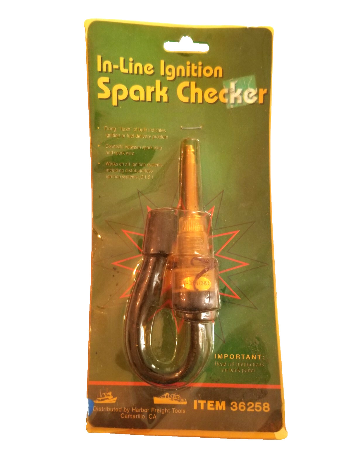 NEW In-Line Ignition Spark Checker Tester NIP 36258 Diangnostic Tool Troubleshoo