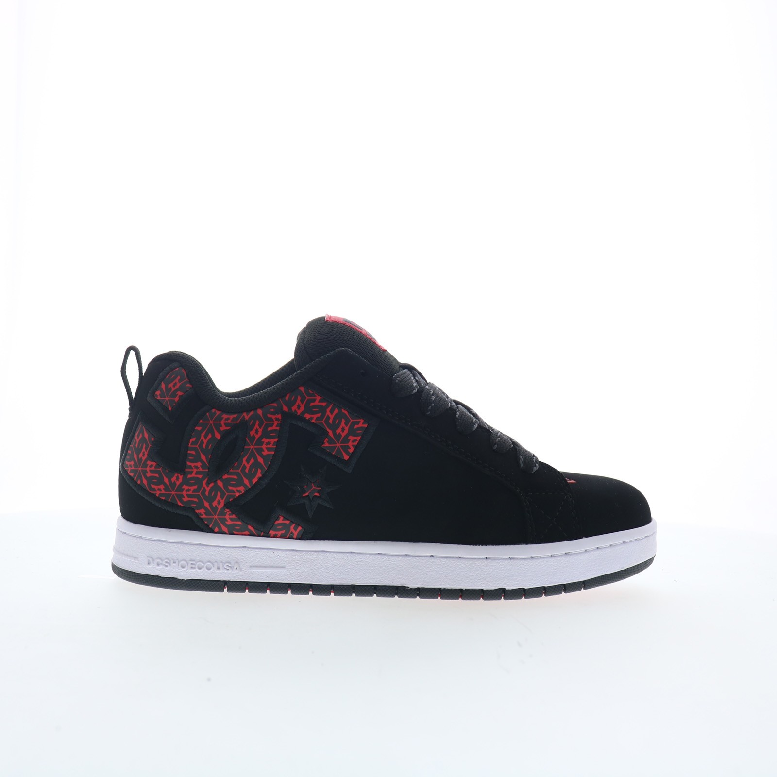 DC Court Graffik 300529-BW5 Mens Black Nubuck Skate Inspired Sneakers Shoes