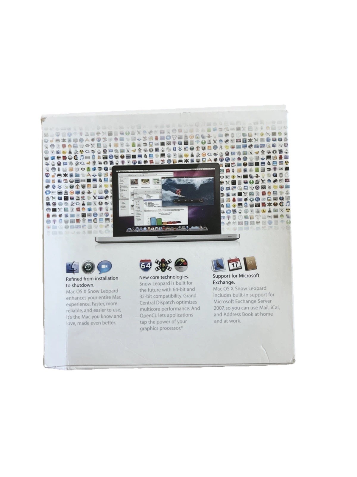 Apple Mac OS X Snow Leopard 10.6.3 Family Pack Install DVD Complete Box Set