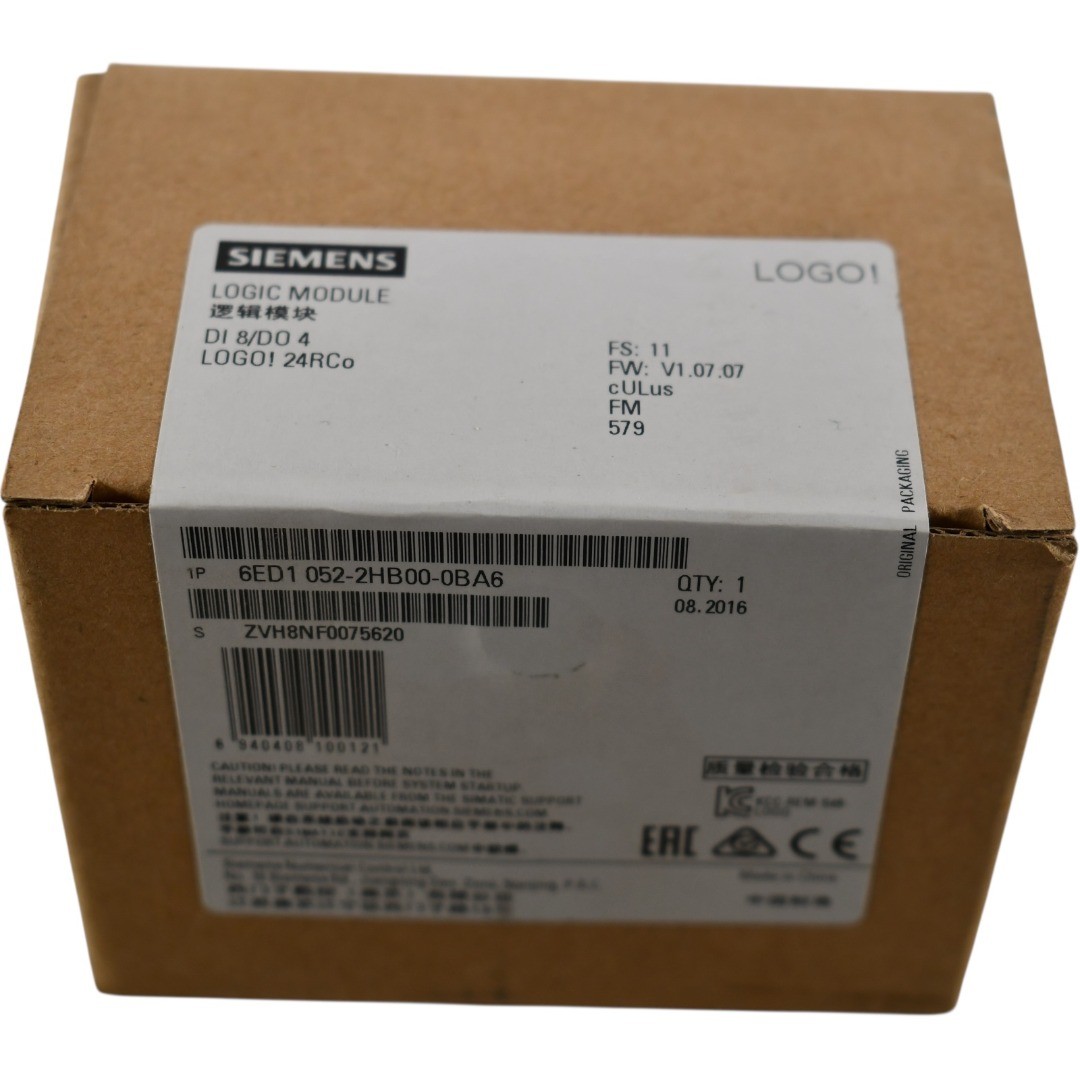 NEW Siemens 6ED1052-2HB00-0BA6 LOGO! 24RCO (AC), logic module, PS/I/O: UC 24