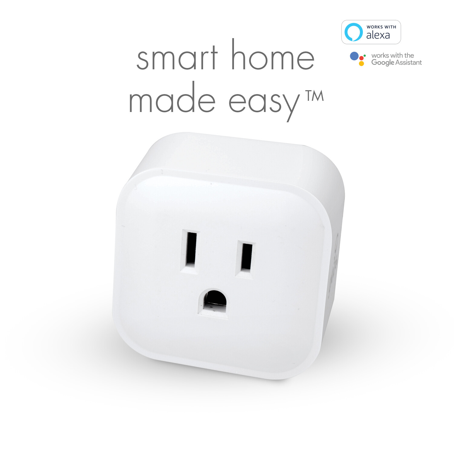 Globe Electric Wi-Fi Smart Plug - No Hub Required - White - WIFI App Compatible