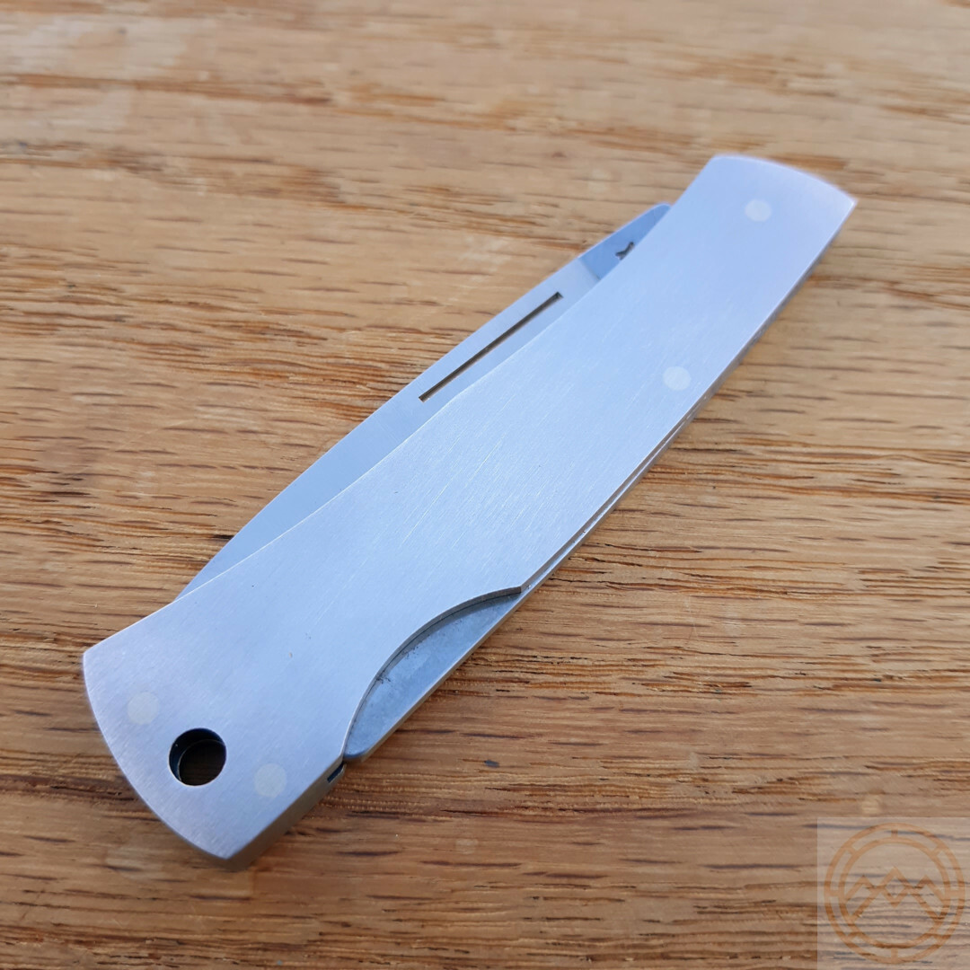 Case XX Executive Lockback Folding Knife Stainless Steel Blade Stainless Handle