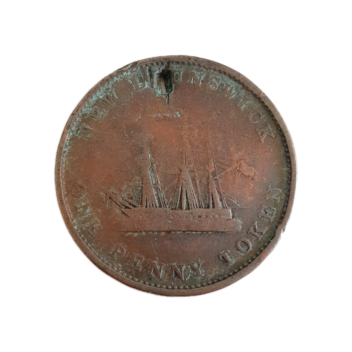 1843 New Brunswick Penny Token (0)