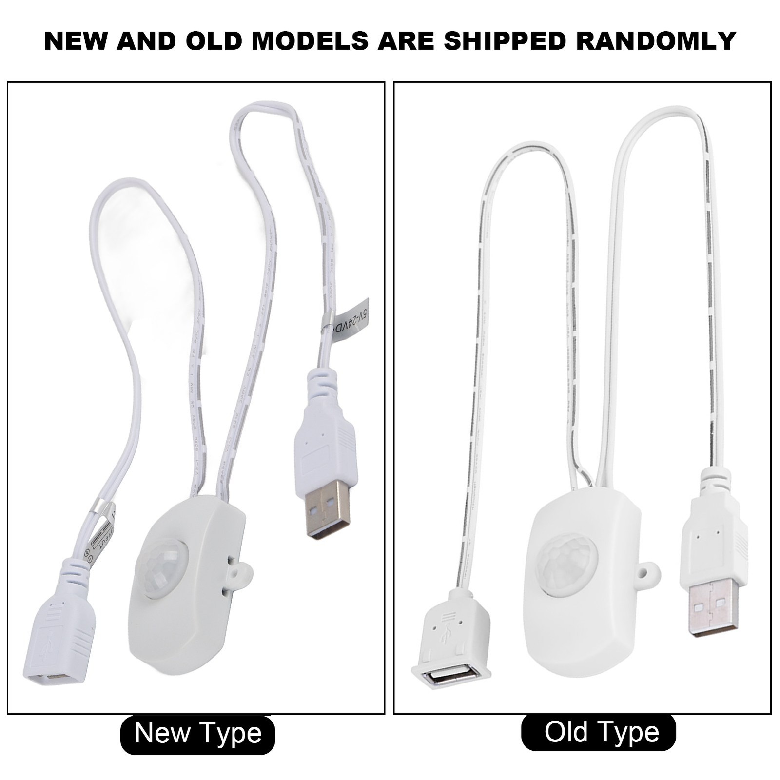 2A PIR Motion Sensor DC5-24V Automatic (USB Interface White)