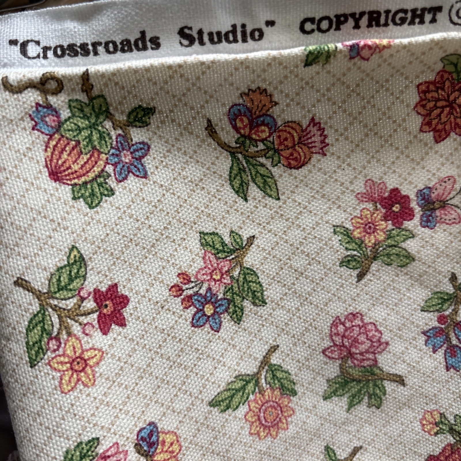 Rare Vintage Crossroads Studio by Western Textile Co. by the yard