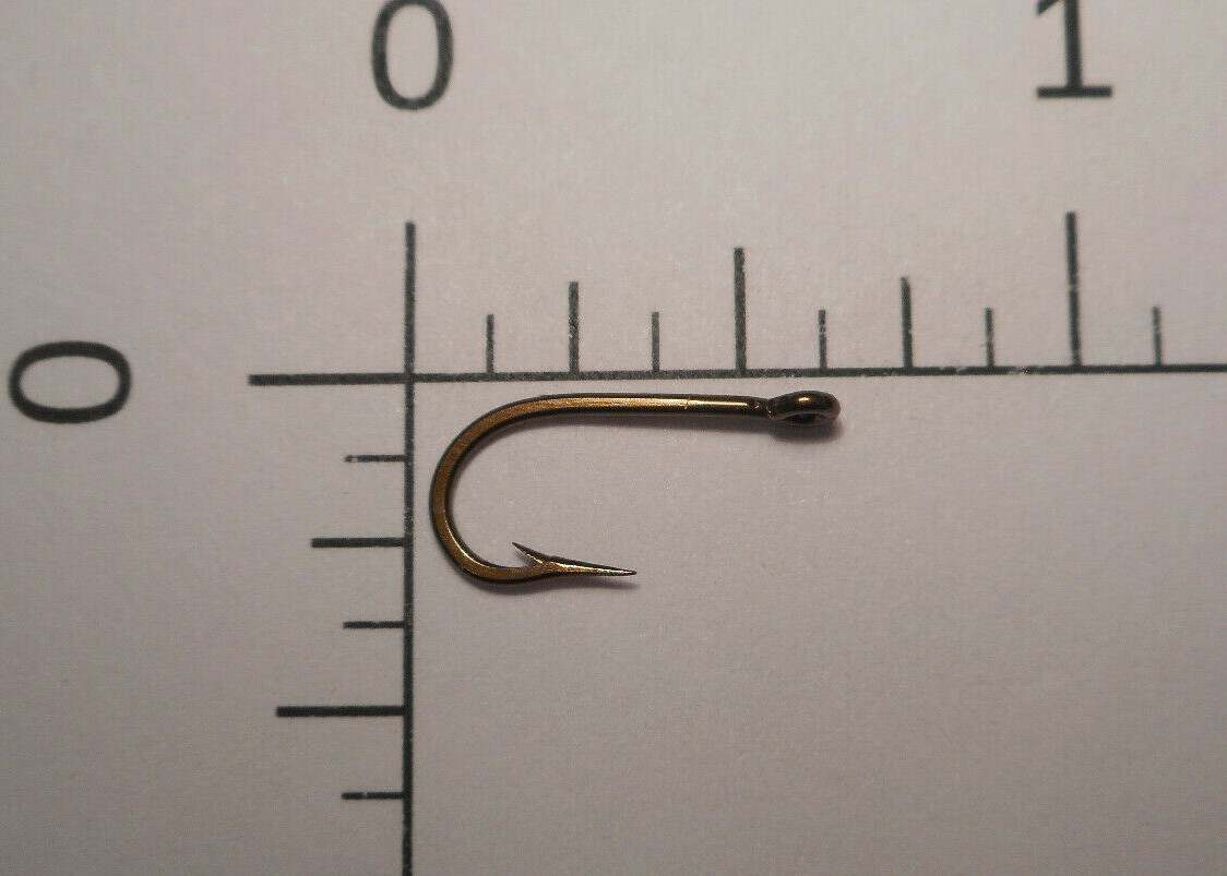 100 Mustad #11 Fly Tying O'Shaughnessy Fishing Hooks ROUND SHAPE RUSTPROOF 4880