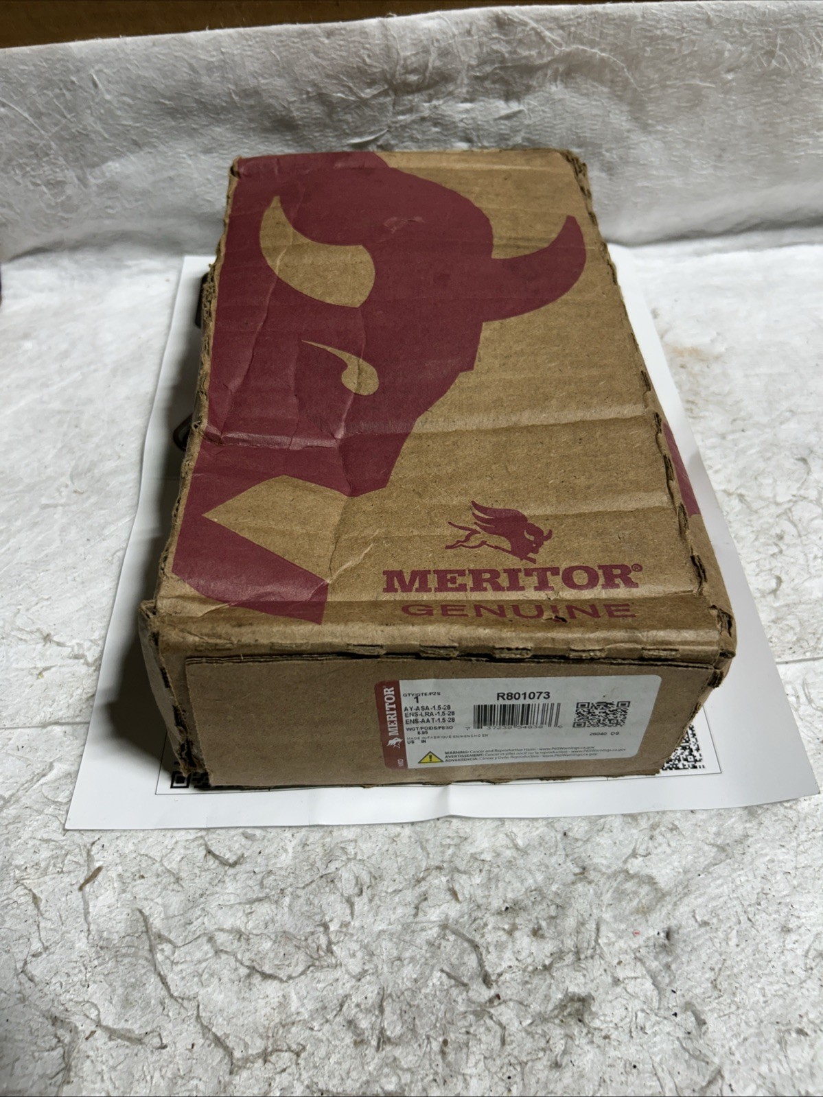 Meritor R801073 Automatic Slack Adjuster, 5.5 Inch Arm, 1.5 Inch 28 Spline OEM