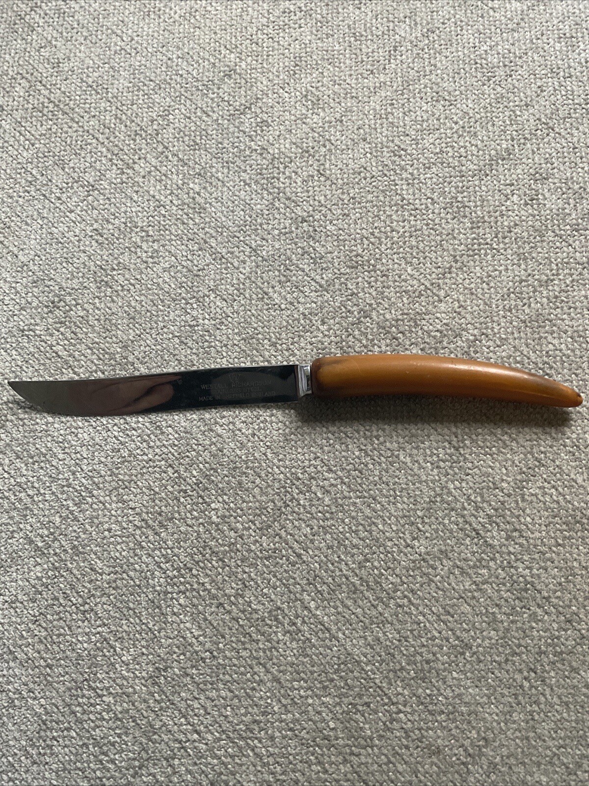 Westall Richardson Stainless Knife Bakelite Handle Sheffield England