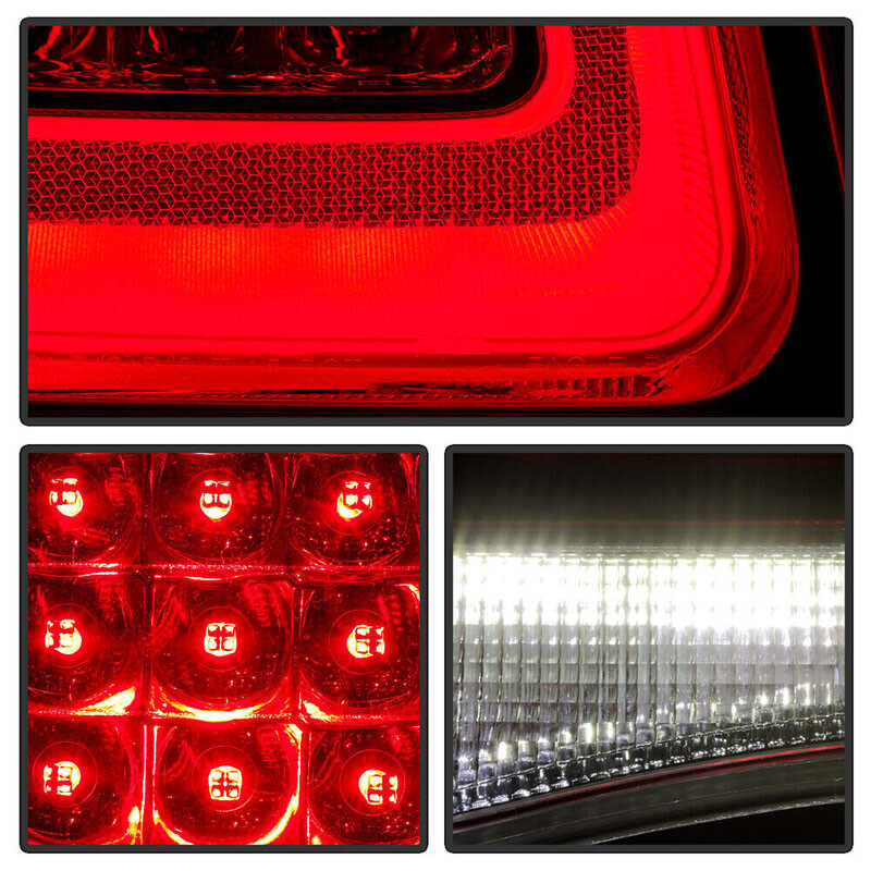 Driver Tail Light For 2015-2023 Chrysler 300 Brake Clear Chrome Full LED Lamp
