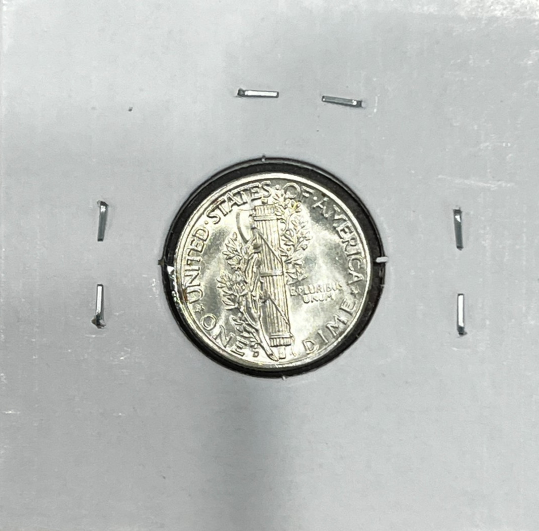 1941-D 10C MERCURY SILVER DIME FSB Choice BU