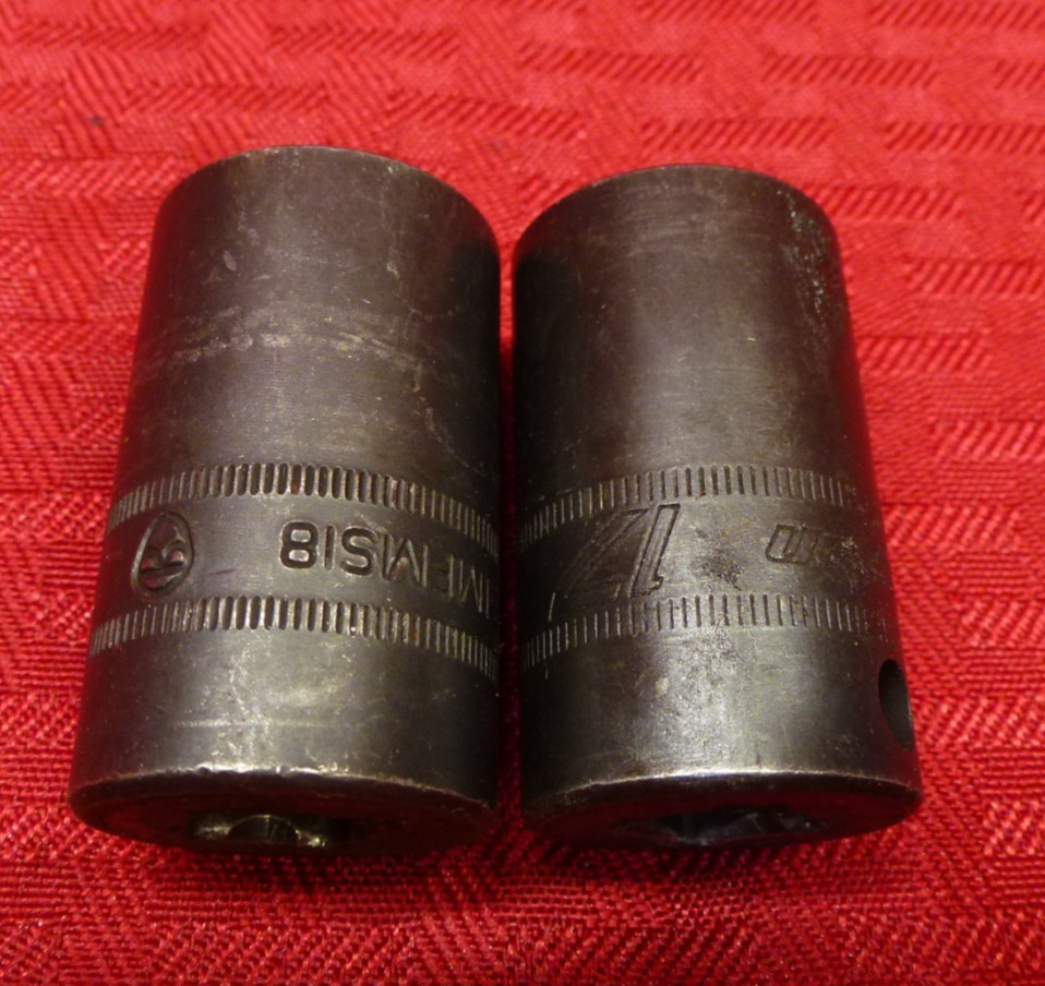 Snap-on 7pc Impact Socket Set METRIC 3/8" Drive 6pt