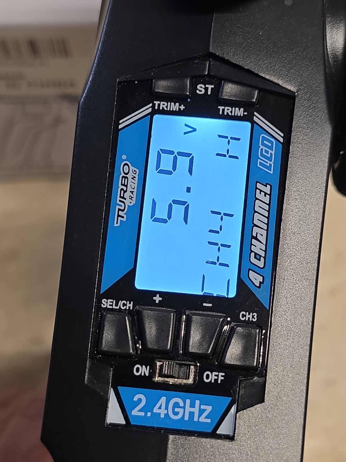 Turbo Racing P32 2.4G 4CH RC Remote Receiver Controller LCD RX41 Transmitter