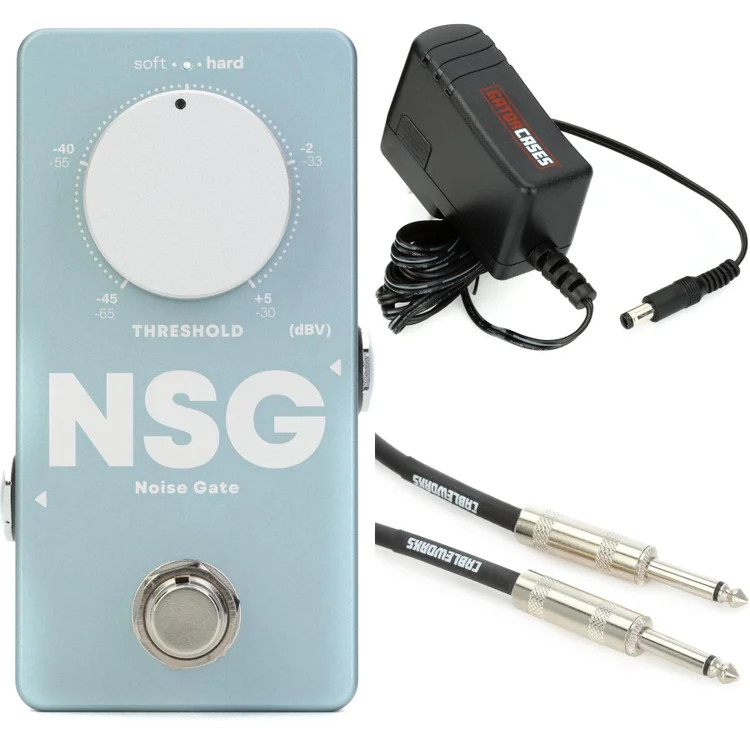 Darkglass NSG Noise Gate Bass Pedal with Power Supply and Cable