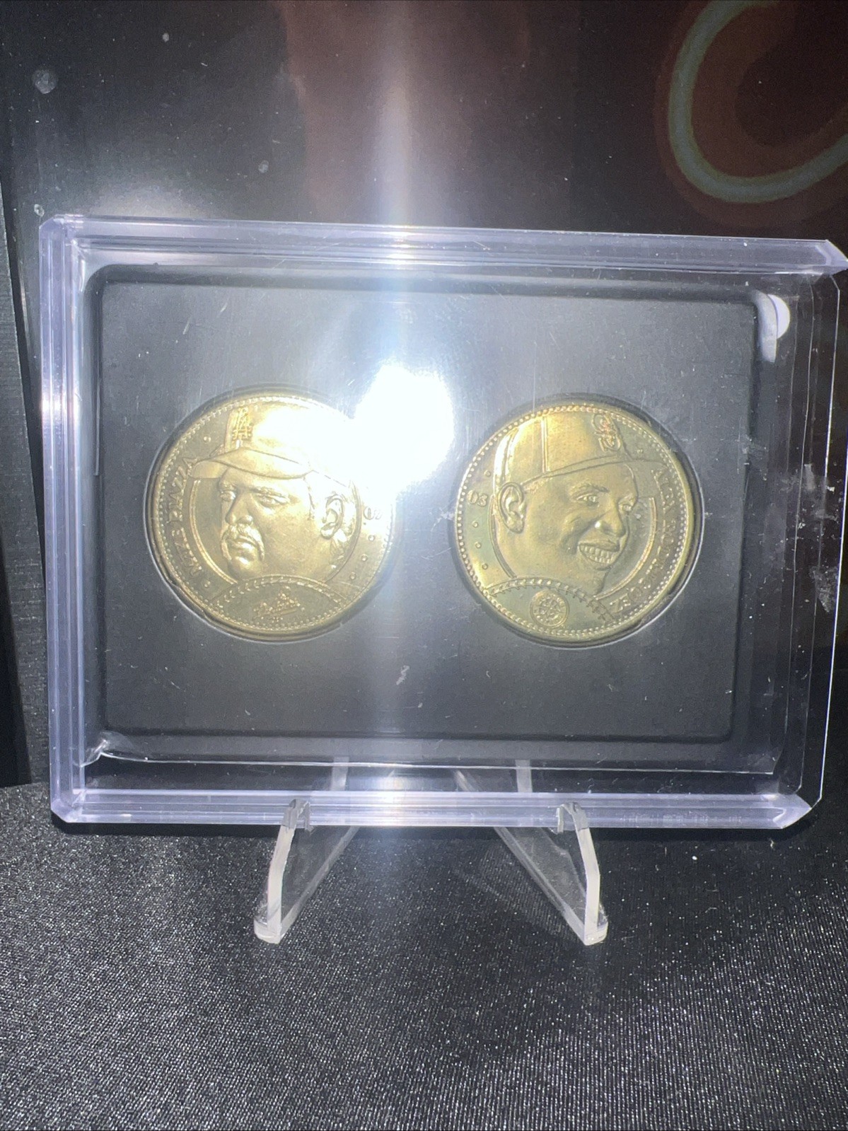 1997 Pinnacle Mint Gold Plated Coins Mike Piazza And Alex Rodriguez