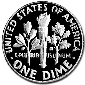 1997-S Silver Roosevelt Dime Gem Proof