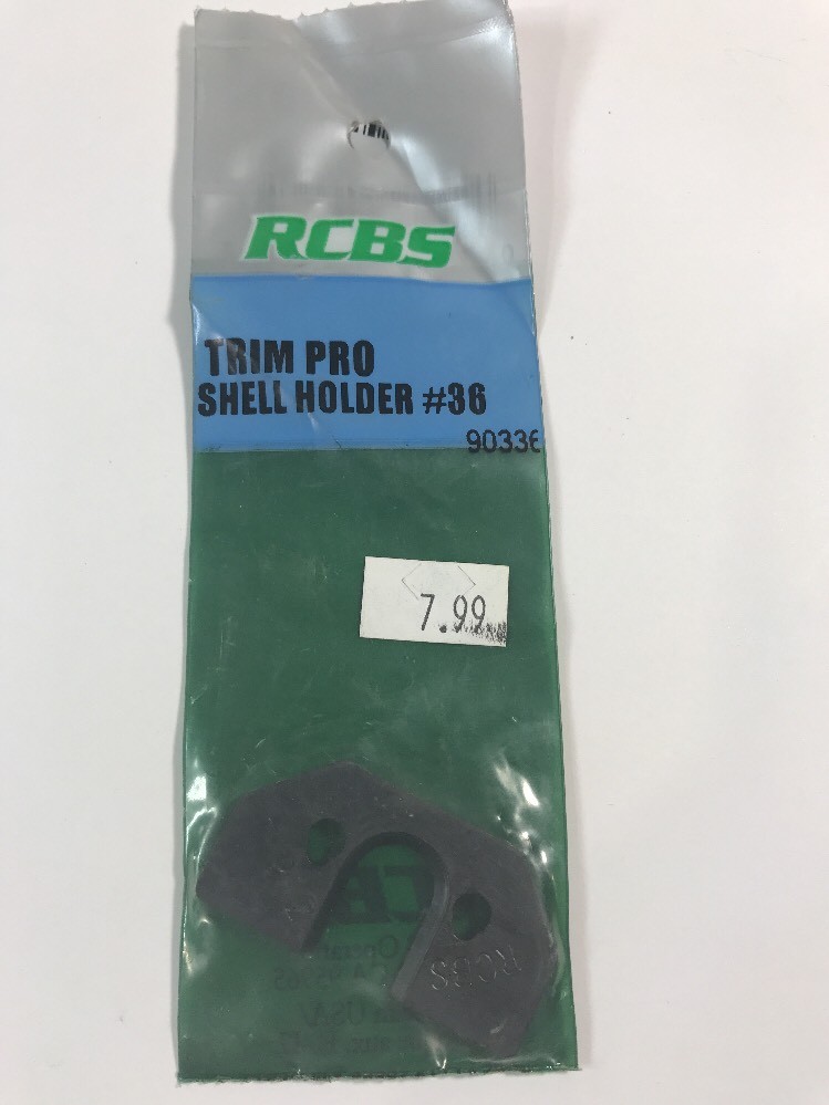 NEW RCBS TRIM PRO SHELL HOLDER 36 90336