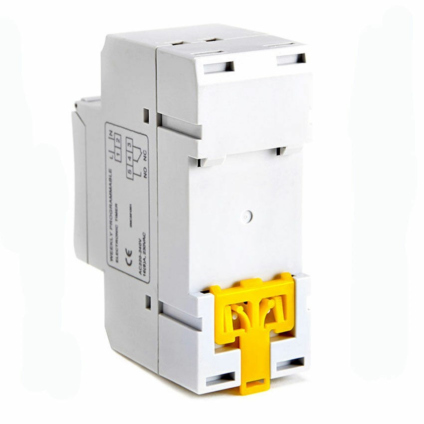 Digital LCD Power Programmable DIN Rail Timer Time Switch Relay Suitable for AU