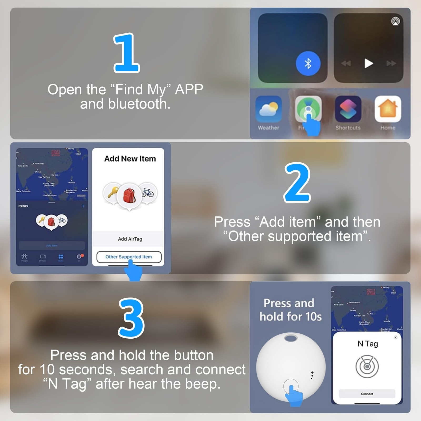 Tracker Tag Bluetooth Tracker, Smart Tag Locator Tracking Device, Keys Finder...