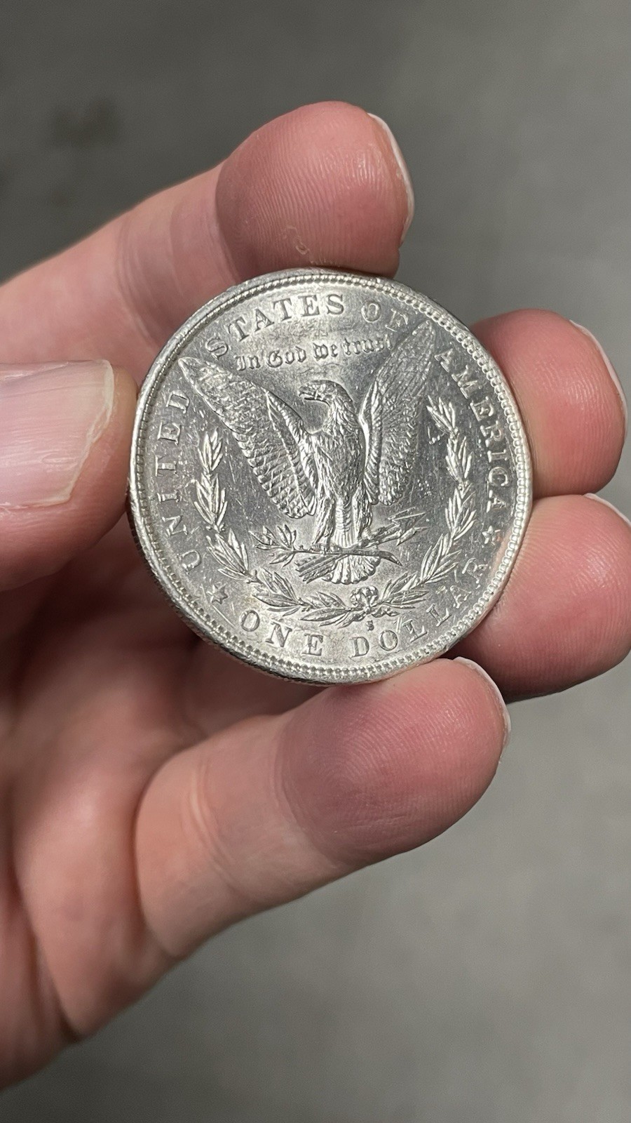 1890-S Morgan Dollar $1 BU -90% Silver