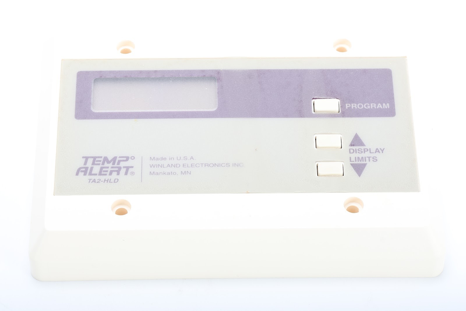 Winland TA2-HLD Temp Alert Temperature Keypad Controller With Mounting Screws