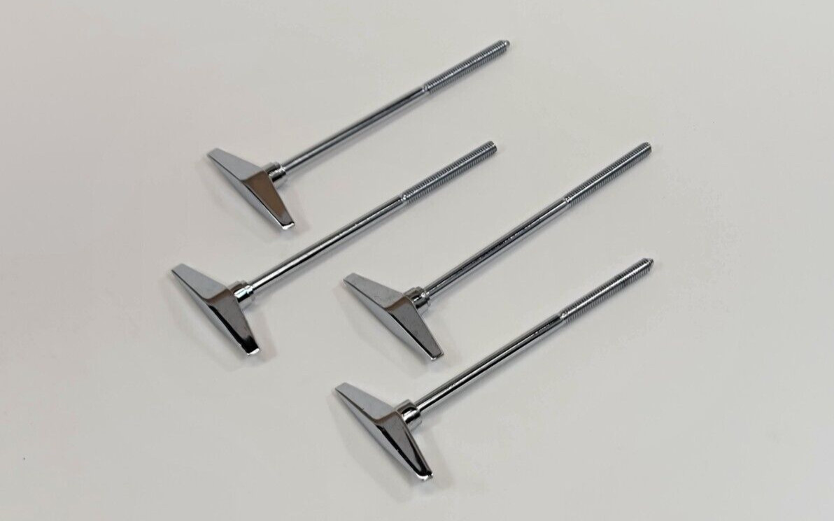 Bass Drum Tension Rods T-ROD Parts Handle 4 -7/8" (4 pcs)