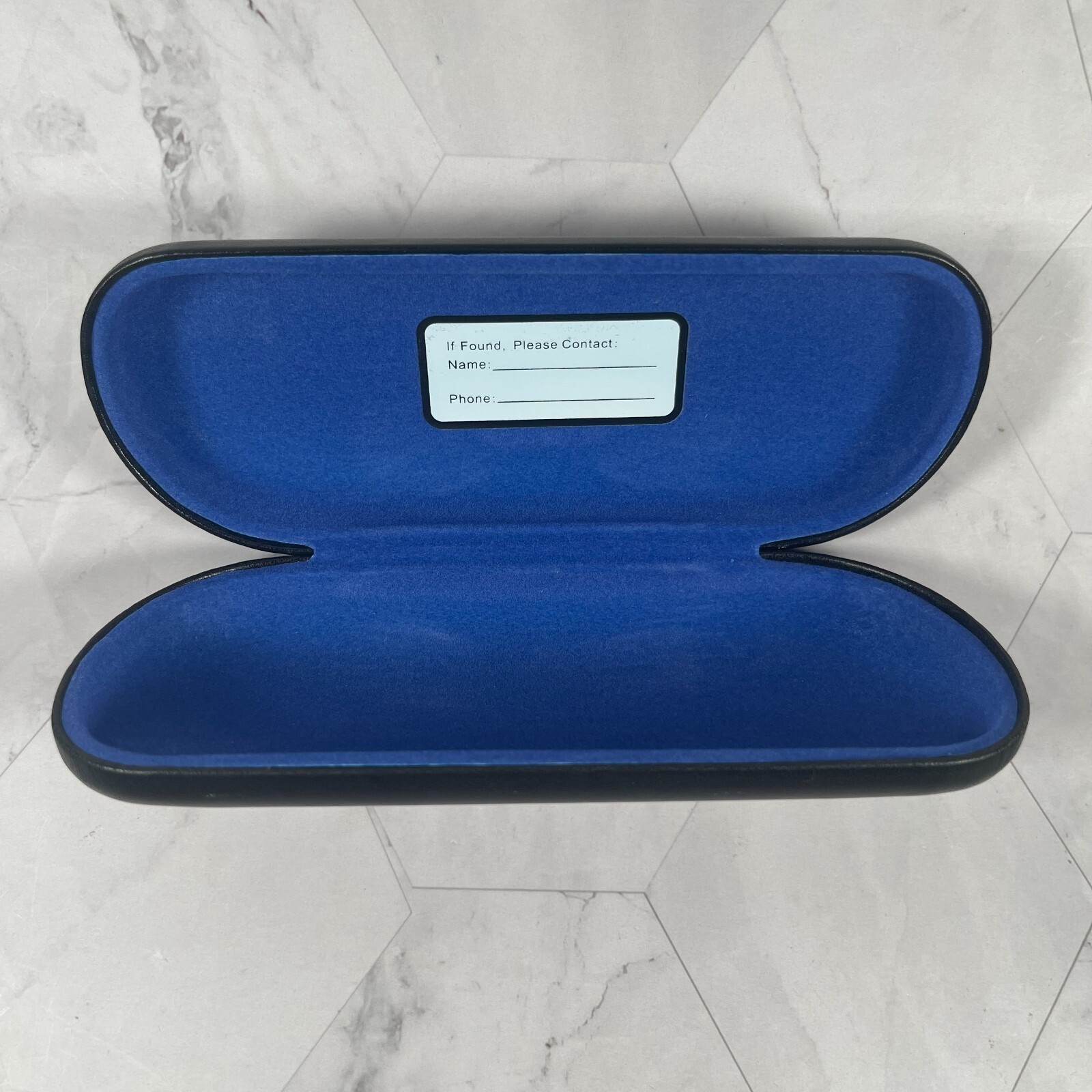 Occhiolini Eyeglasses Hard Case Portable Protective Case Black