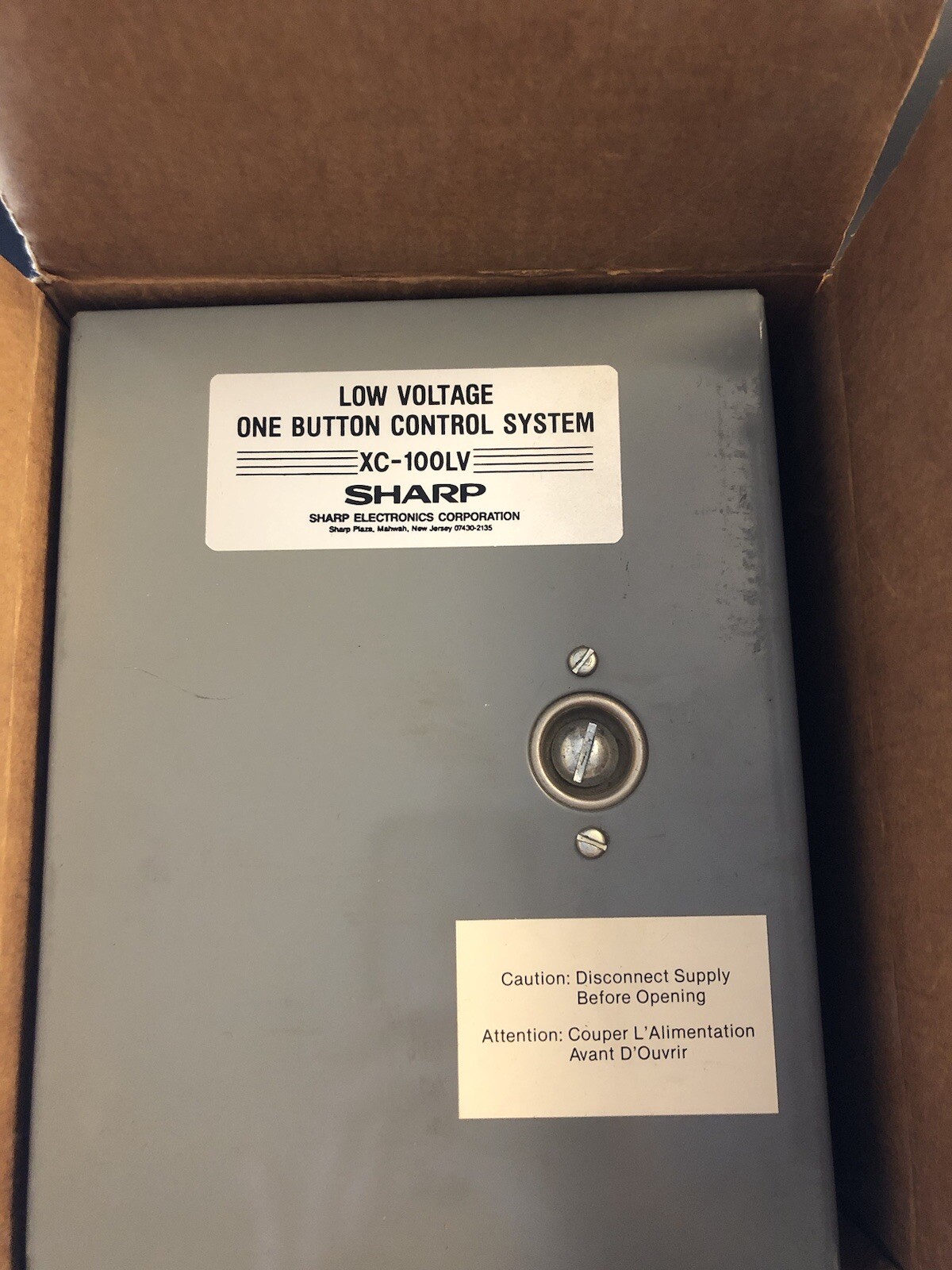 DA-LITE ONE BUTTON LOW-VOLTAGE CONTROL SYSTEM Xc-100lv Untested Vf4