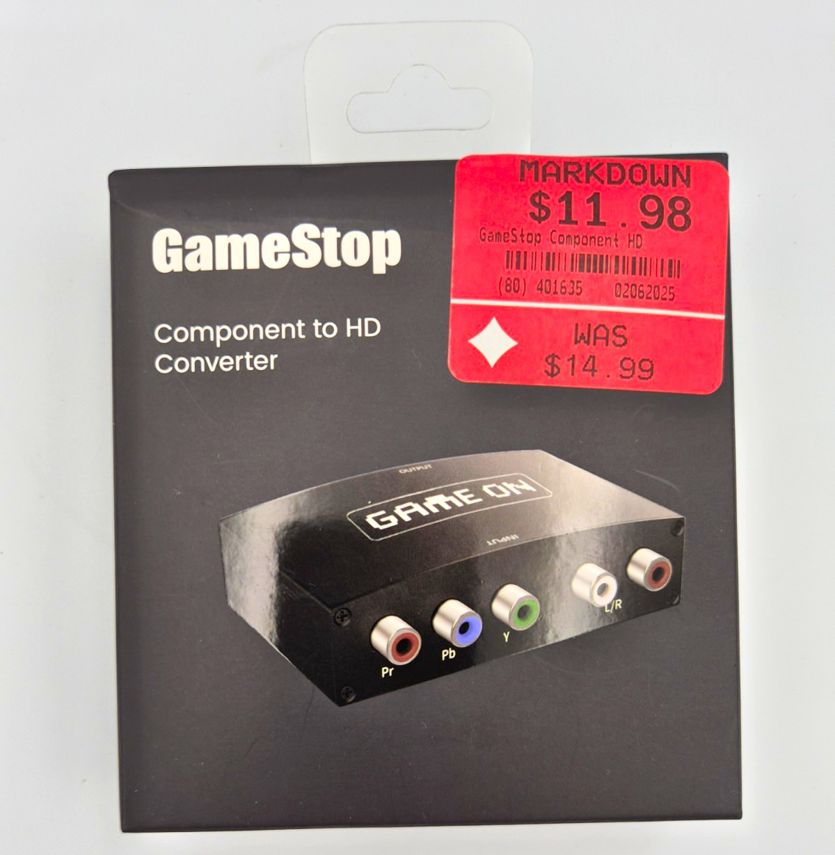 GameStop Component YPbPr + RCA L/R Audio to HDMI HD Converter Plug and Play