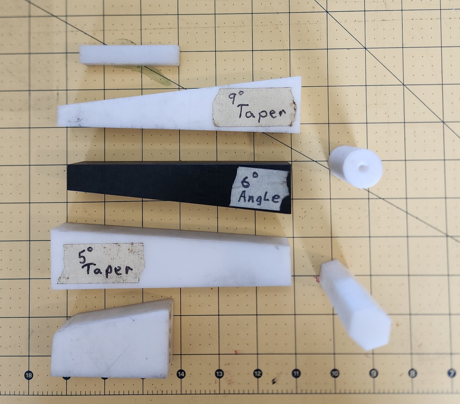 Machinist Plastic Wedges & Stock Material