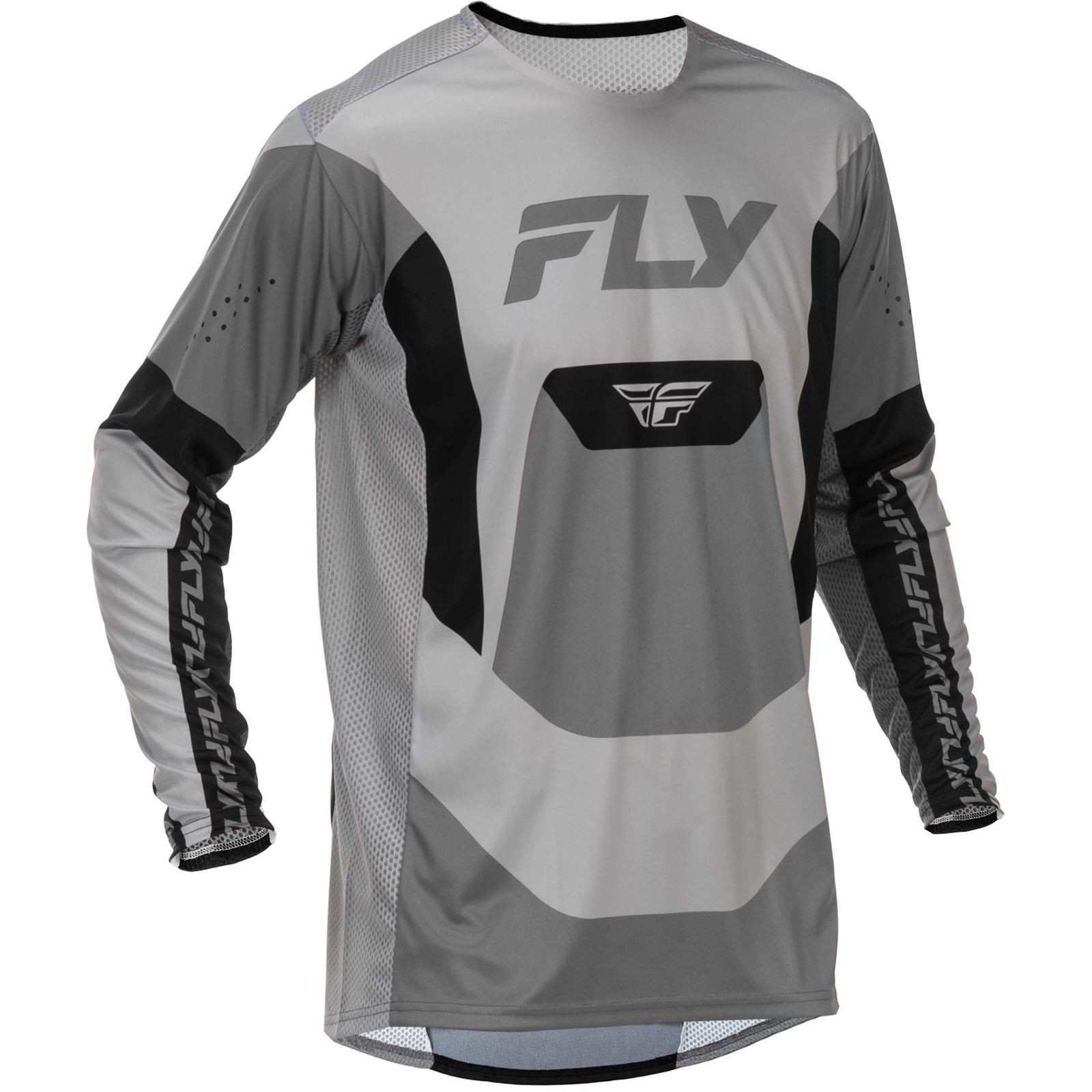 Fly Racing Lite Jersey - Grey/Black - XL 379-720X