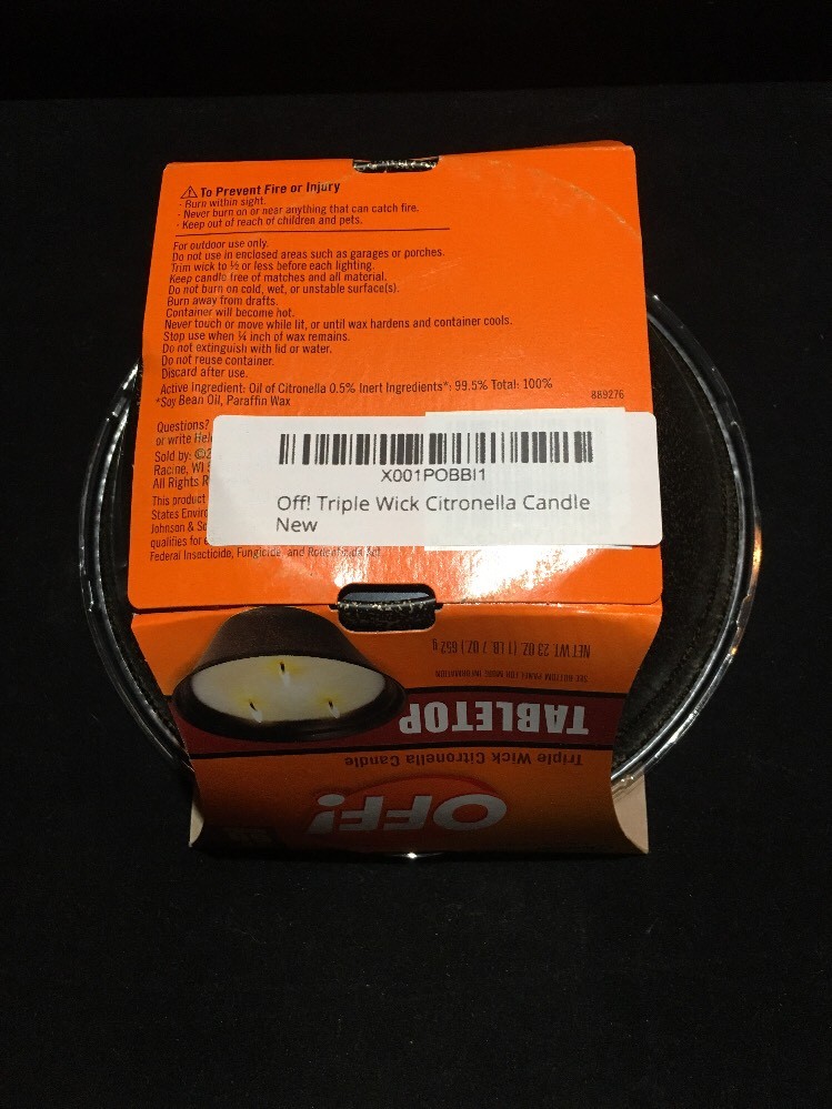 Off! Triple Wick Citronella Candle 23 oz