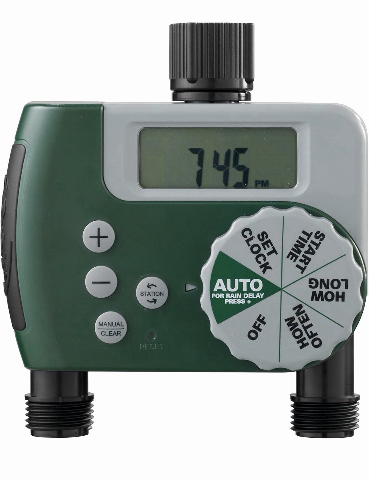Orbit Programmable Digital Hose Watering Timer - 2 Outlet - Battery Powered