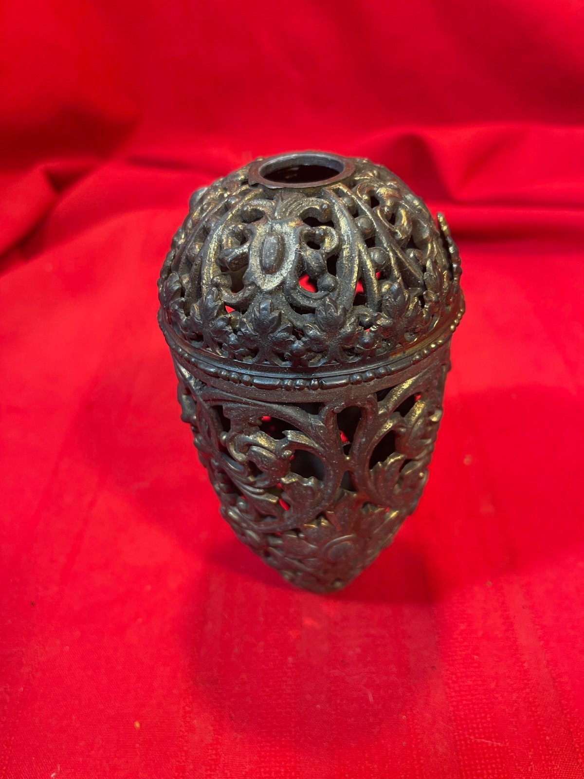 Ornate Antique Lamp Part Column Spacer