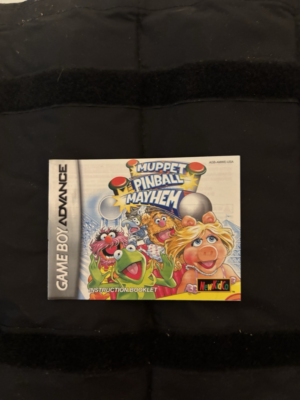 Muppet Pinball Mayhem for gba Manual ONLY