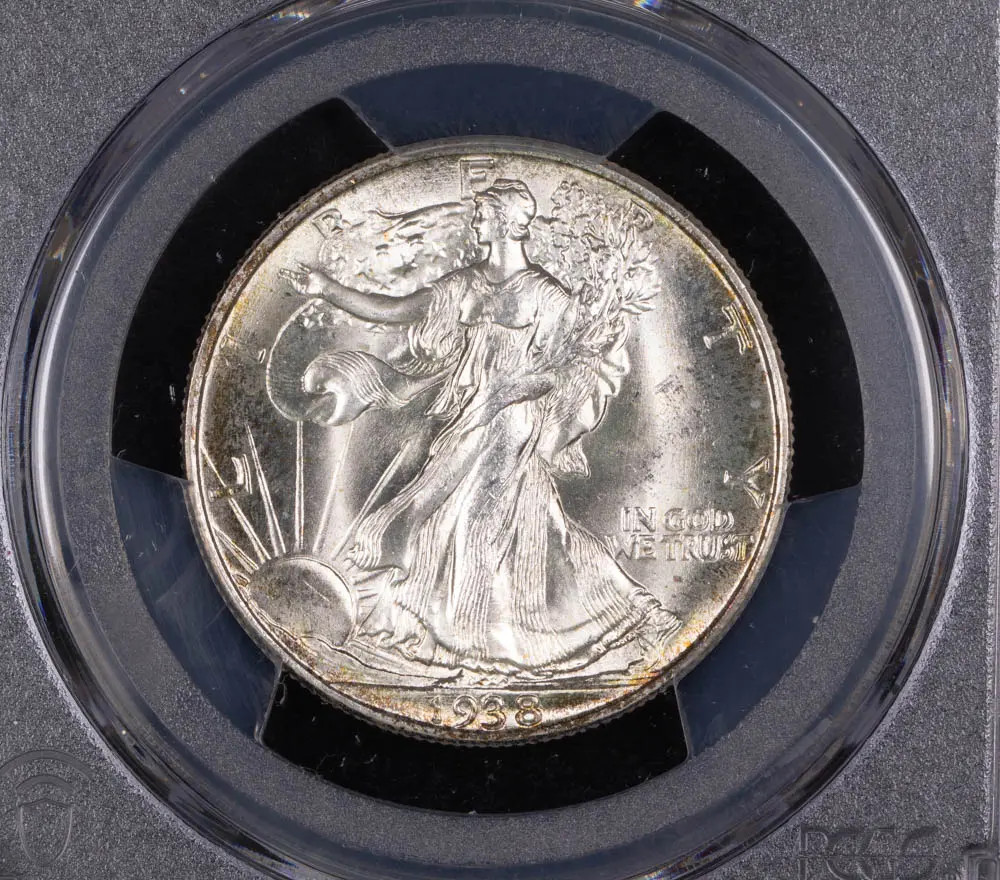 1938 P Half Dollars Liberty Walking PCGS MS-66+