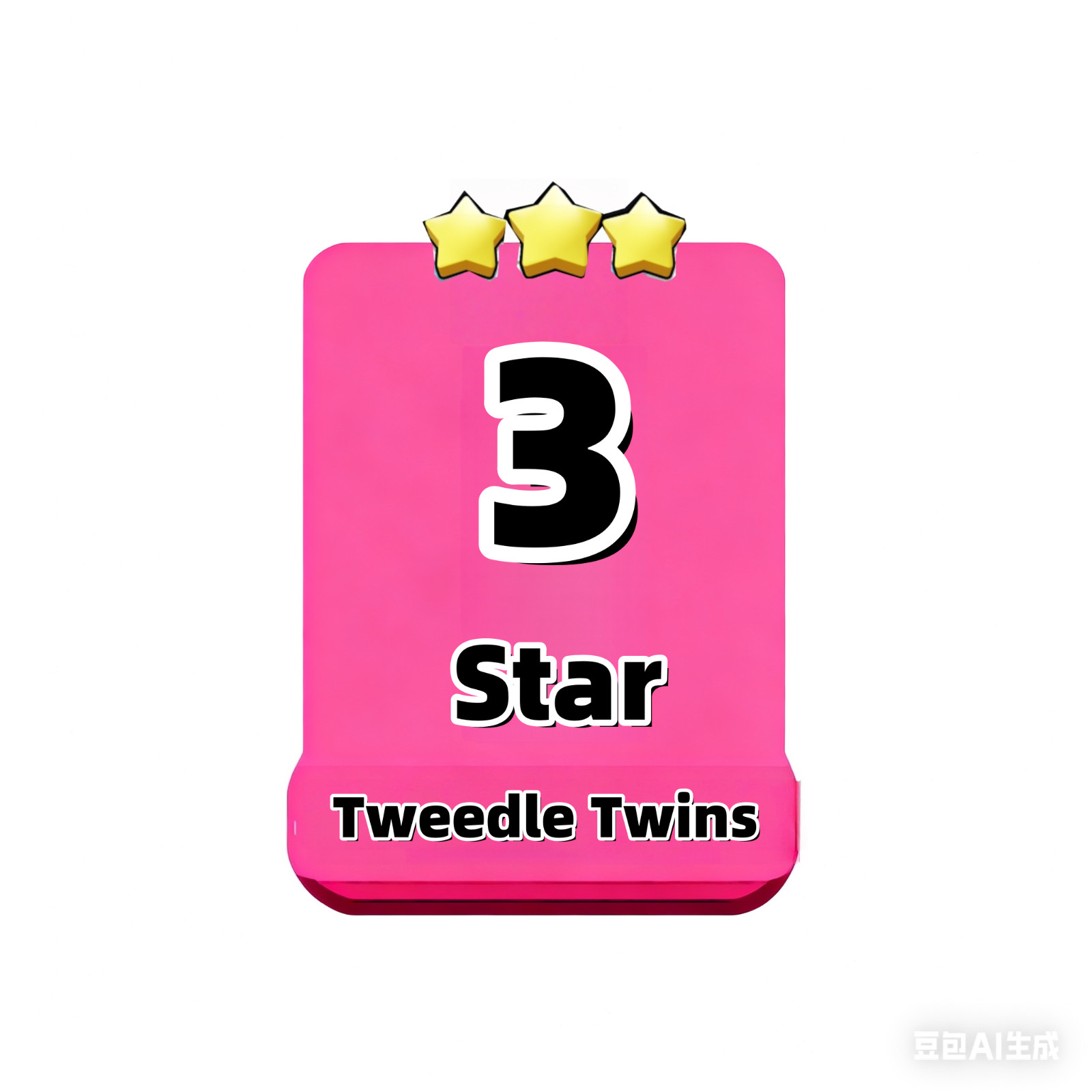 Tweedle Twins -3⭐  ,3 stars,Monopoly_go Monopoly sticker,Set:10-8