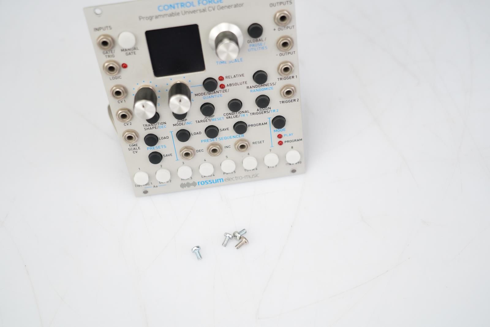 Rossum Control Forge Programmable CV Generator Eurorack Module #58938