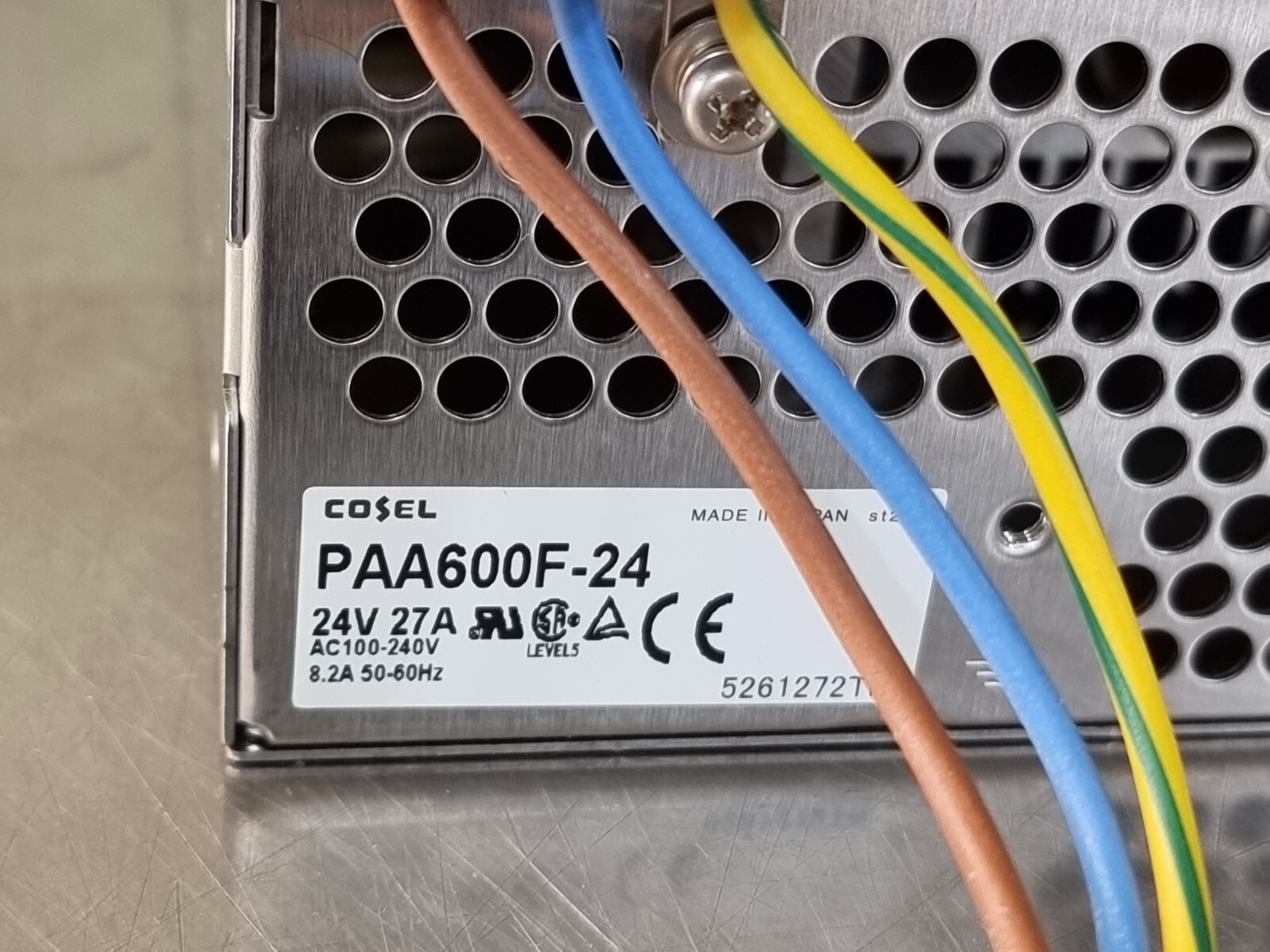 COSEL DC POWER SUPPLY PAA600F-24