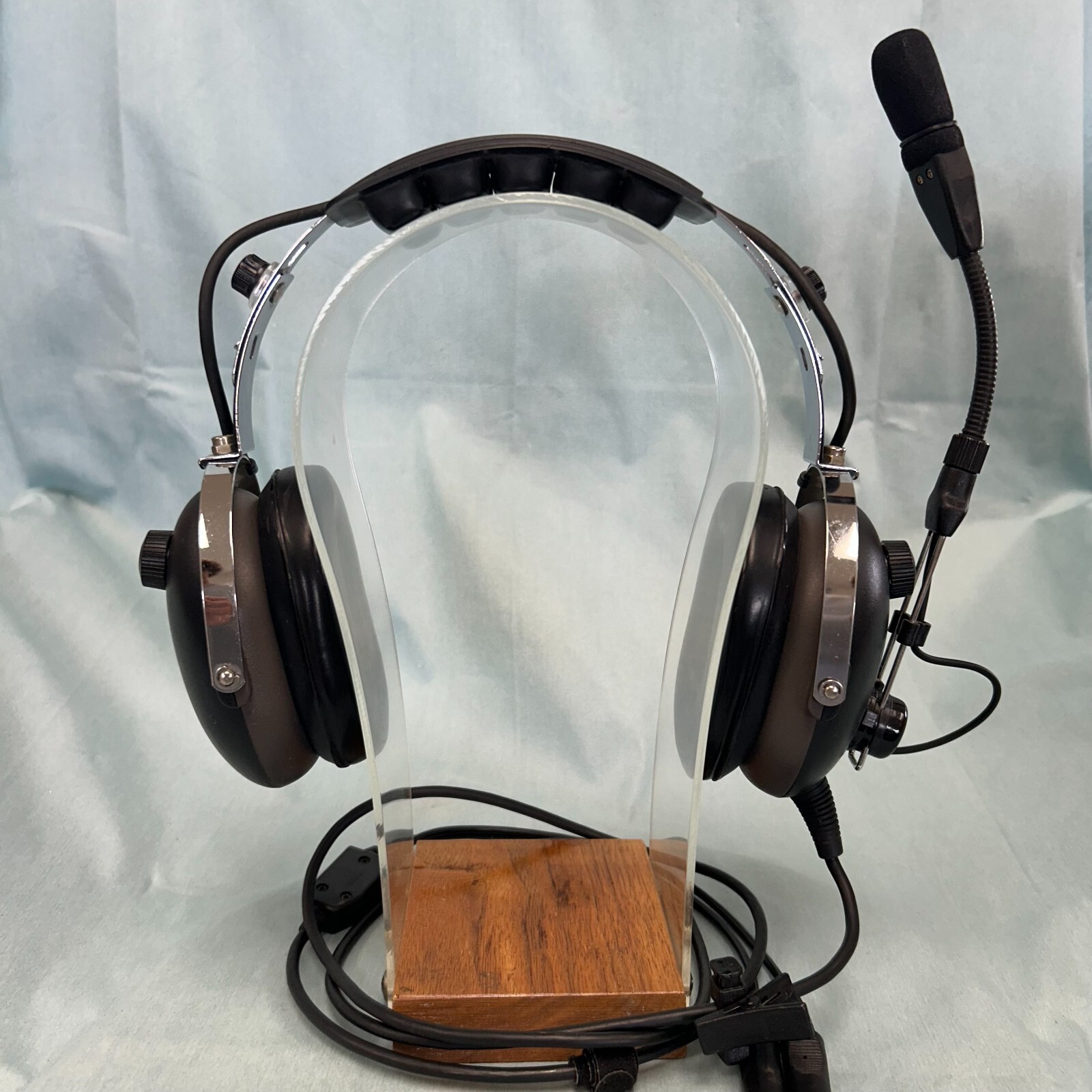 PILOT USA PA-1161 NOISE ATTENUATING - AVIATION HEADSET - Tested, Working