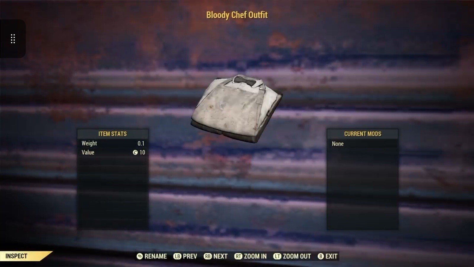 (Xbox) Bloody Chef Outfit