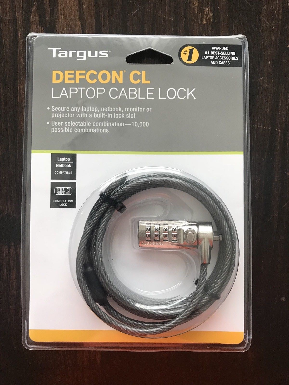 NEW Targus Defcon CL Laptop Cable Lock NIP PA410U