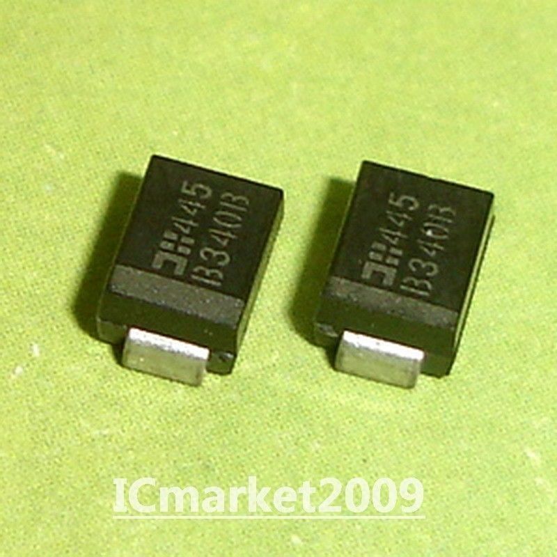 50 PCS B340B-13-F DO-214AA SMB B340 3A Surface Mount Schottky Barrier Rectifiers