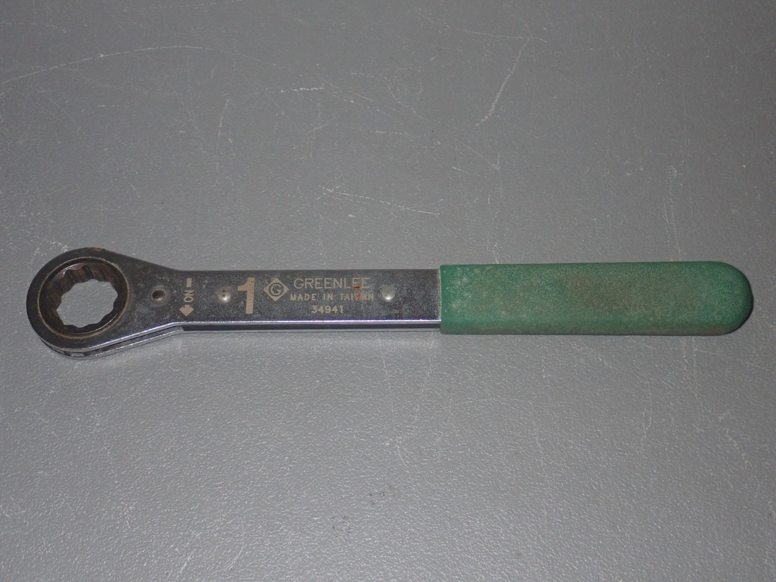 Greenlee Slugbuster 34941 Ratchet Wrench 1" 12 Point P/R