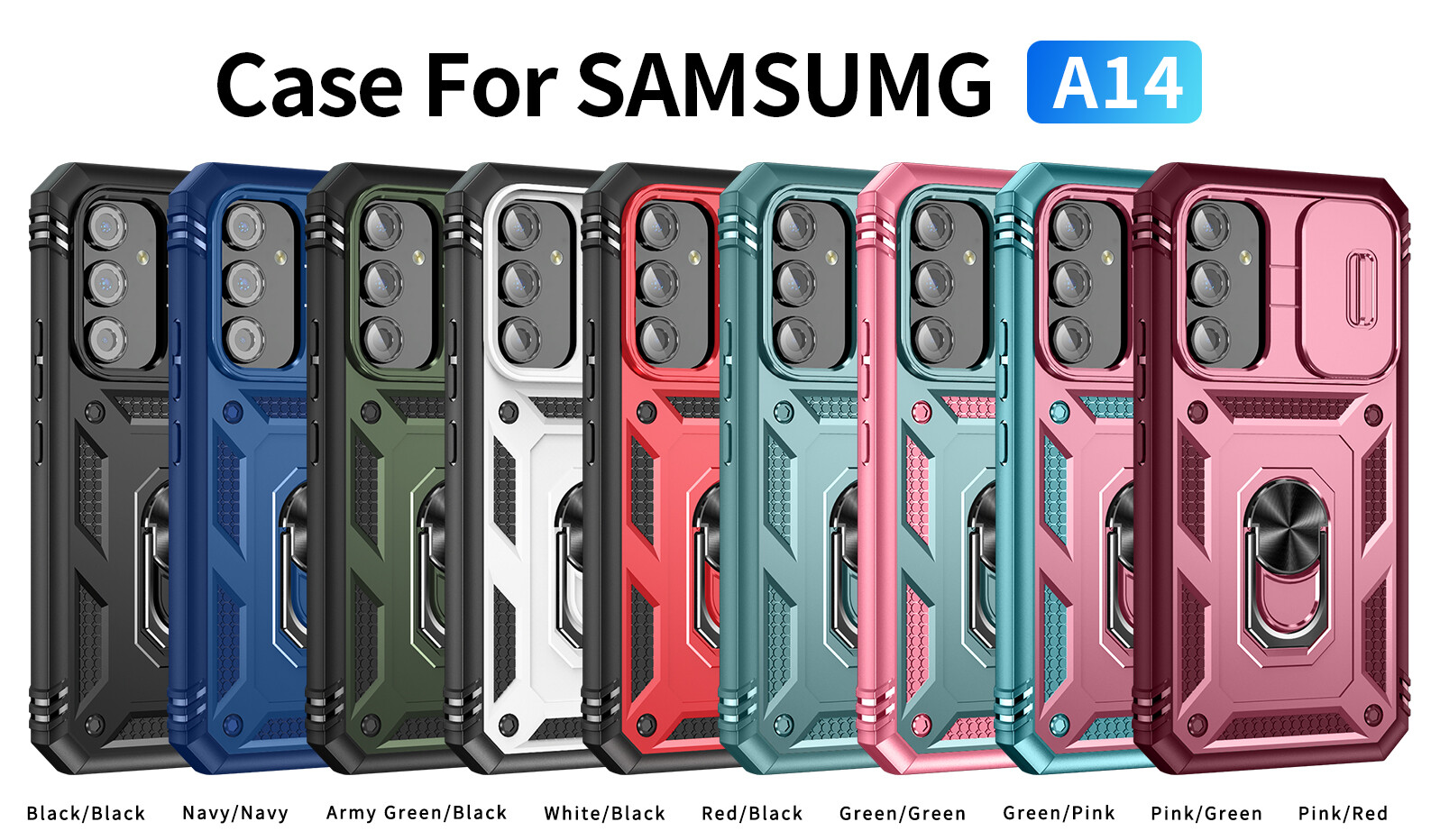 Hot For Samsung Galaxy A15 A14 A13 A25 A54 5G Heavy Duty Phone Case Cover