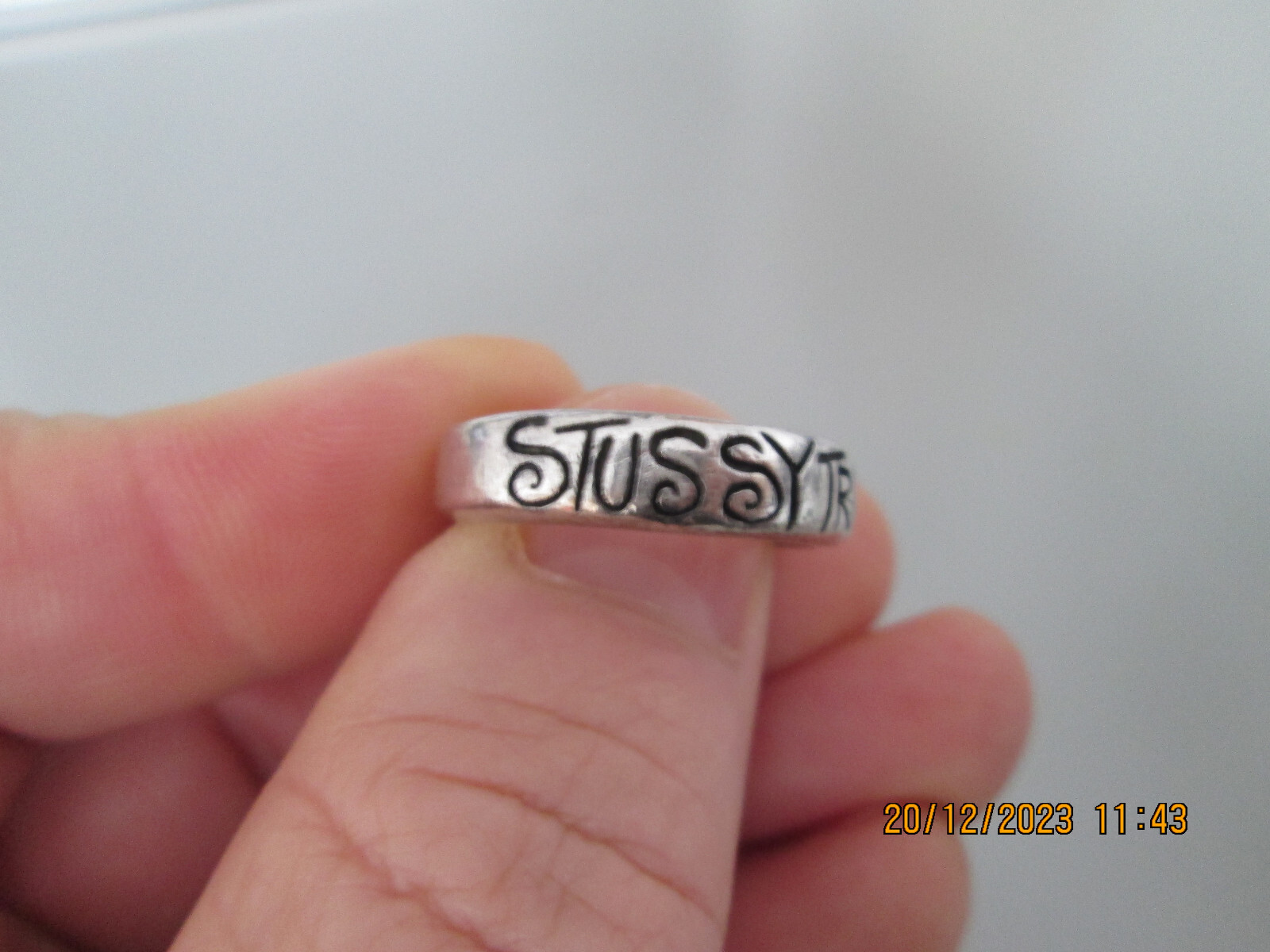 Stüssy Vintage Ring 925 Silver from 1990
