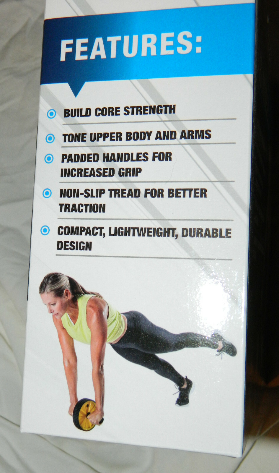 New Stamina Brand Dual Wheel Exercise AB Wheel with Packaging