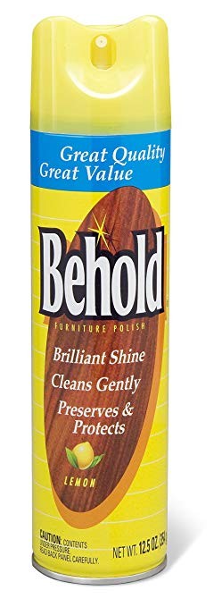 Behold Furniture Polish Lemon, 12.5 OZ