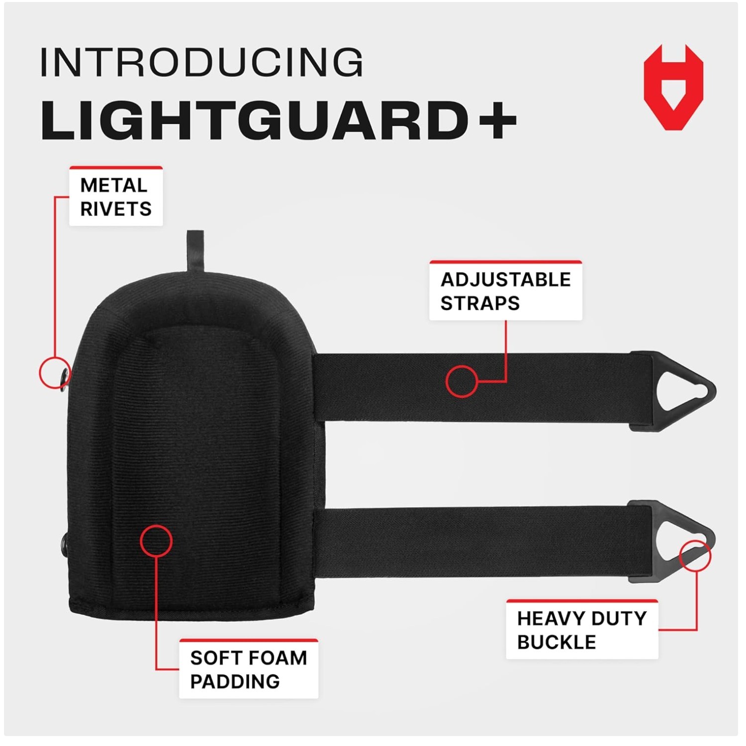 Durable Work Knee Pads with Easy Buckle Clips