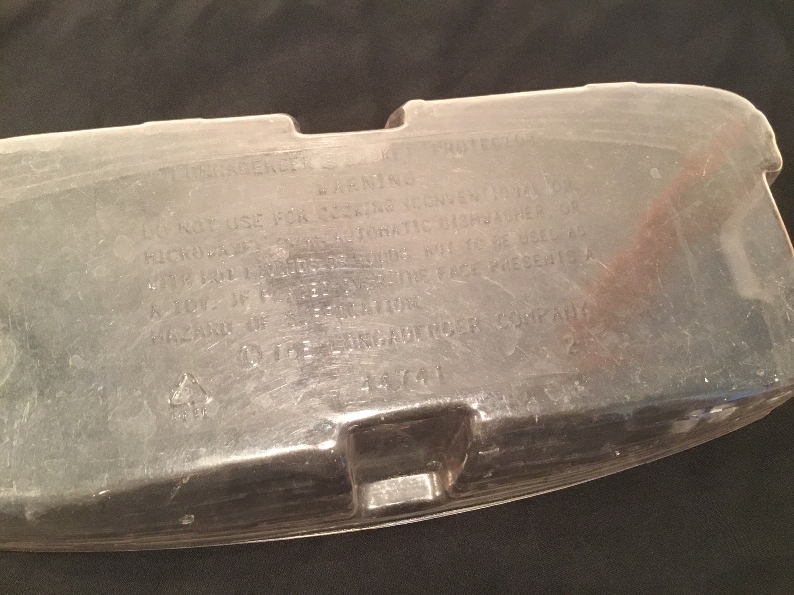 Longaberger Bread Basket 1994 Large Rectangle 14" L w/ Protector